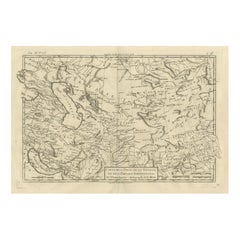 Antike Karte von Persien und Georgien von Rigobert Bonne, um 1780
