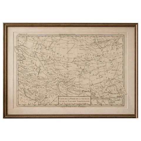 Antique Map of Persia, Georgia and Tartary, Bonne, c.1780