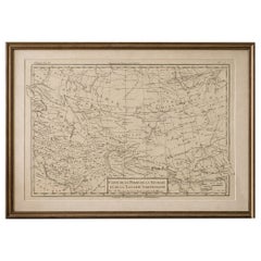 Antique Map of Persia, Georgia and Tartary, Bonne, c.1780