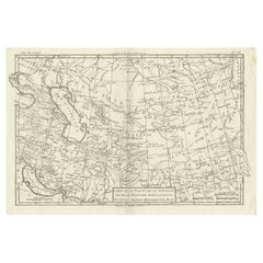 Antique Map of Persia, Georgia and Tartary, Ca.1780