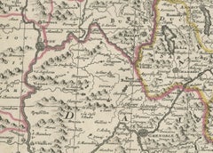 Carta geografica antica di Piemonte, Savoy e Liguria di Justus Danckerts, Amsterdam, 1690 ca.