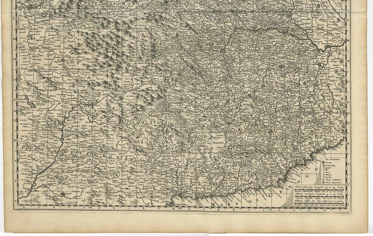 Antique Map of Piedmonte and Savoie 'Italy' by N. Visscher, circa 1683
