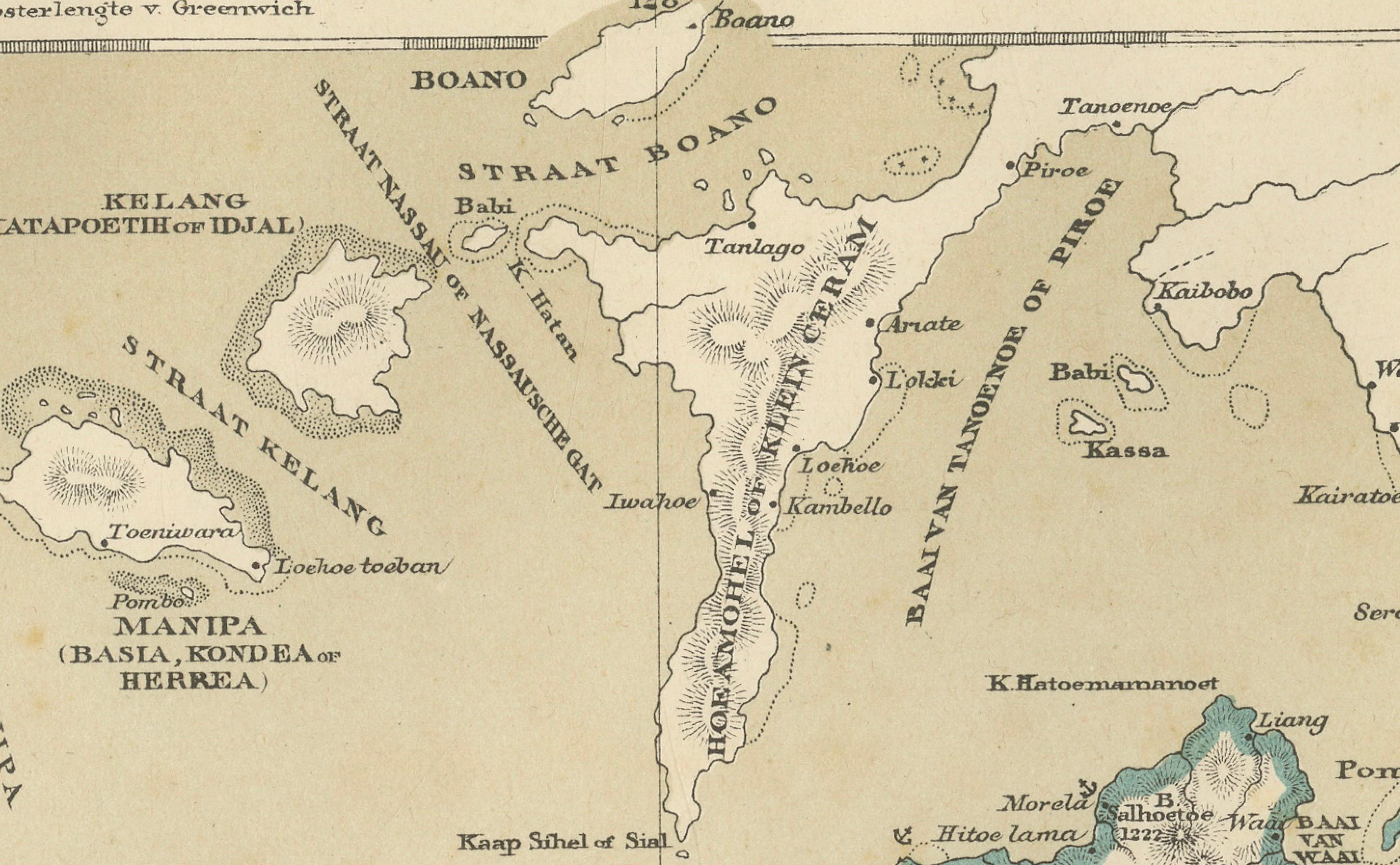 Antique Map of Riouw, Lingga Archipelago, Singapore, Banda by Dornseiffen - 1884 For Sale 6