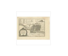 Antique Map of Santiago ‘Chile’ by J.N. Bellin, circa 1760