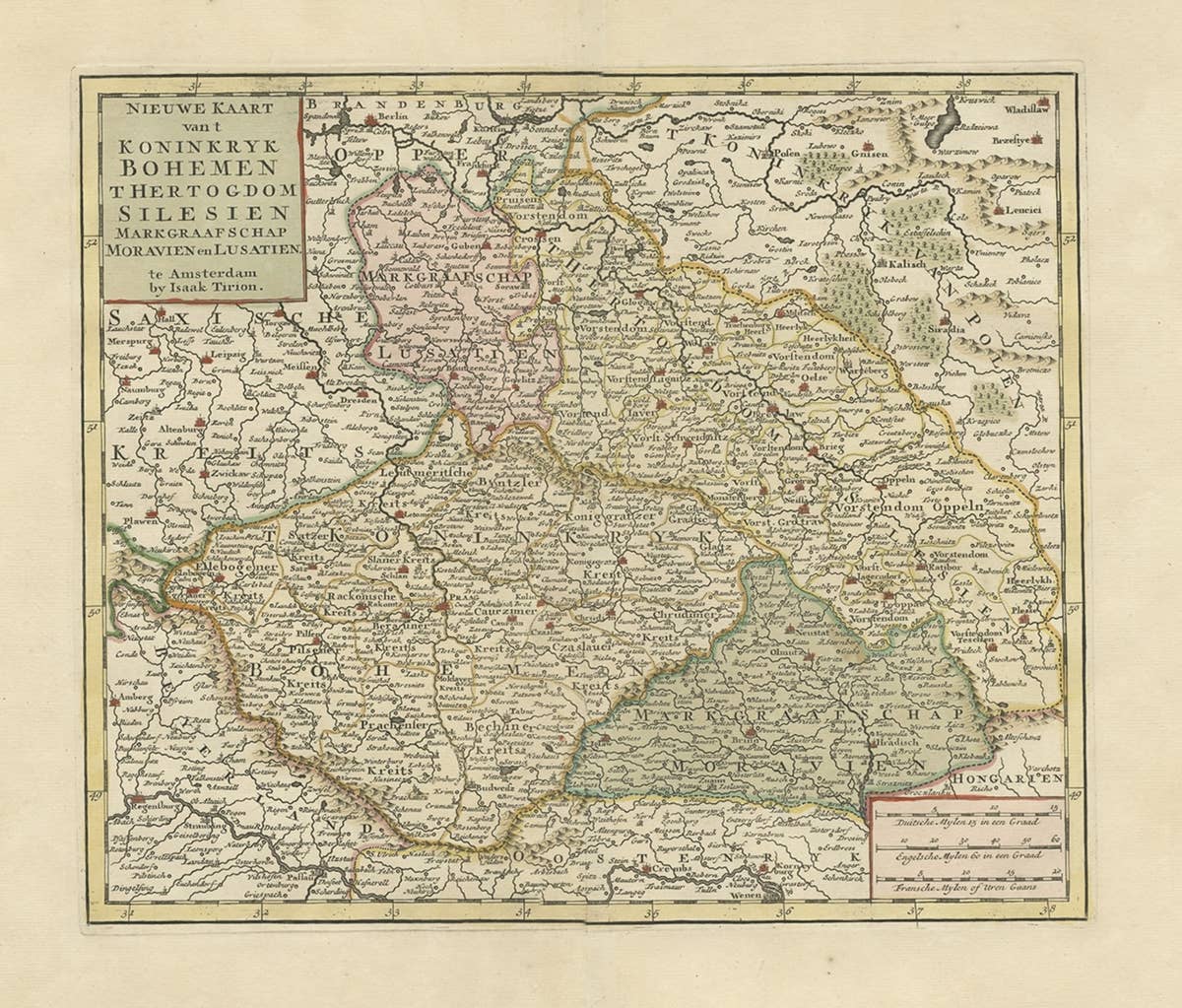 Antique Map of Siberia and Chinese Tartary, Incl Nova Zembla, ca.1732