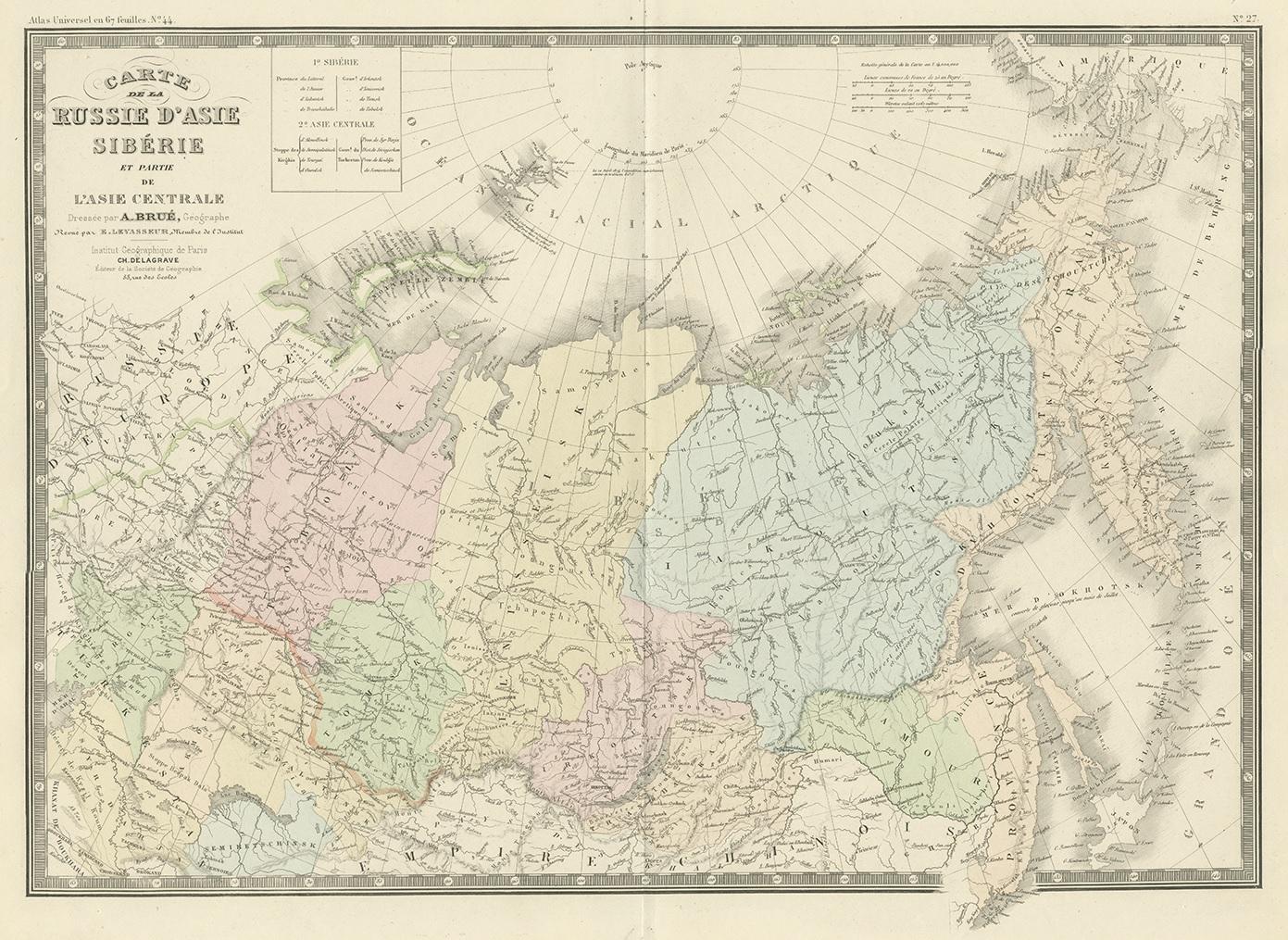 Mapa antiguo titulado 