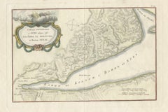 Carte ancienne du Sinaï et du golfe de Suez par Niebuhr, Arabie, c.1774