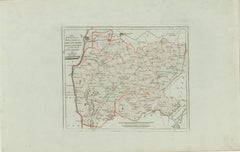 Antique Map of Sneek and Bolsward, Friesland – Dutch Provincial Map, 1791