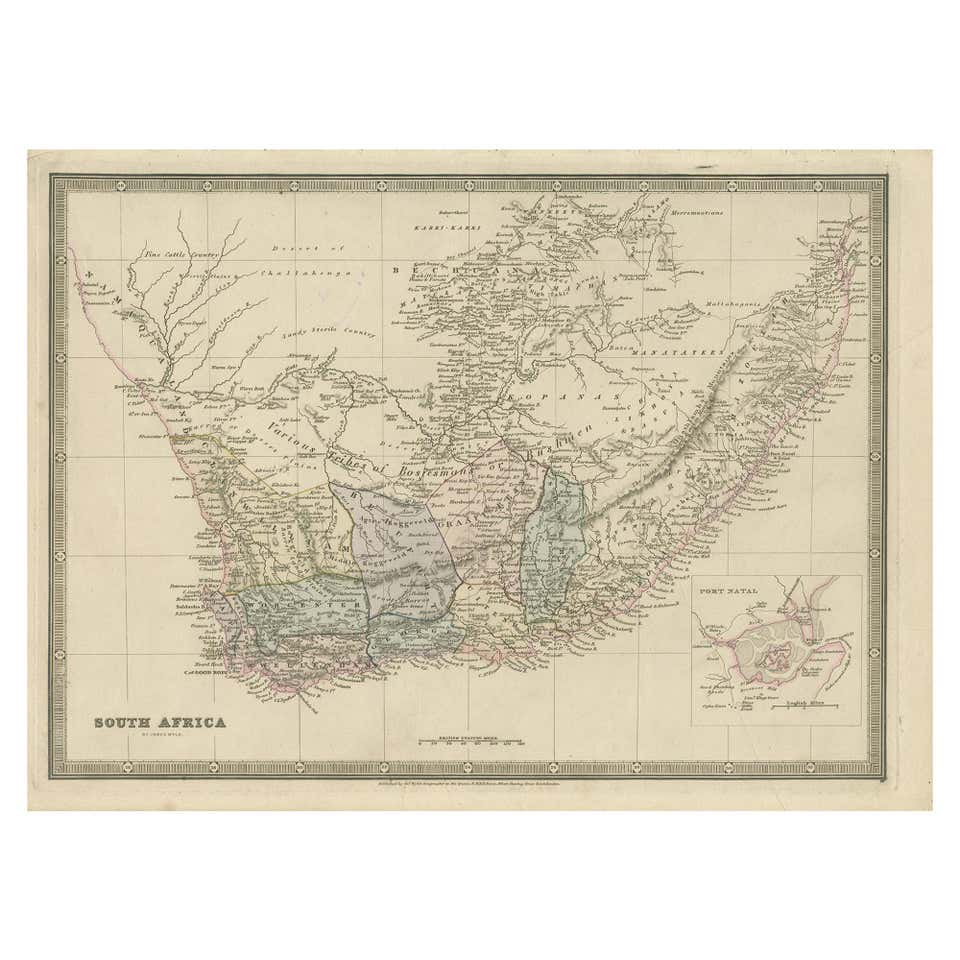 Antique Map of South America by Wyld, circa 1850 For Sale at 1stDibs ...