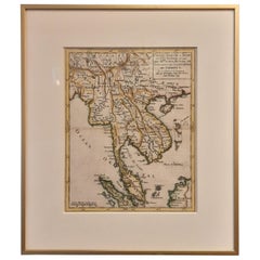 Antique Map of Southeast Asia by Vaugondy, 1749