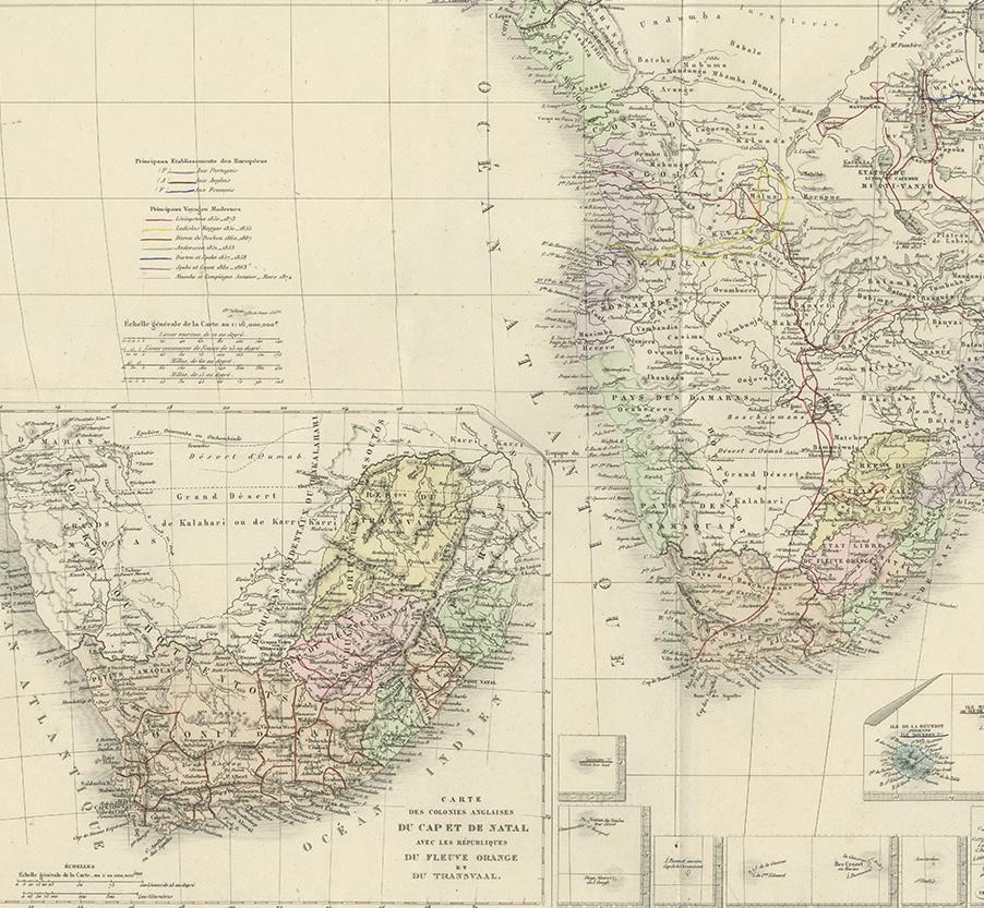 map of southern africa