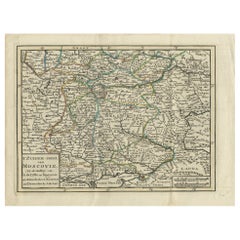 Carte ancienne du Muscovy du Sud de Keizer & de Lat, 1788