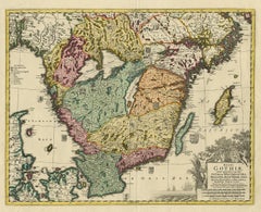 Antique Map of Southern Sweden by Covens & Mortier, 'circa 1720'