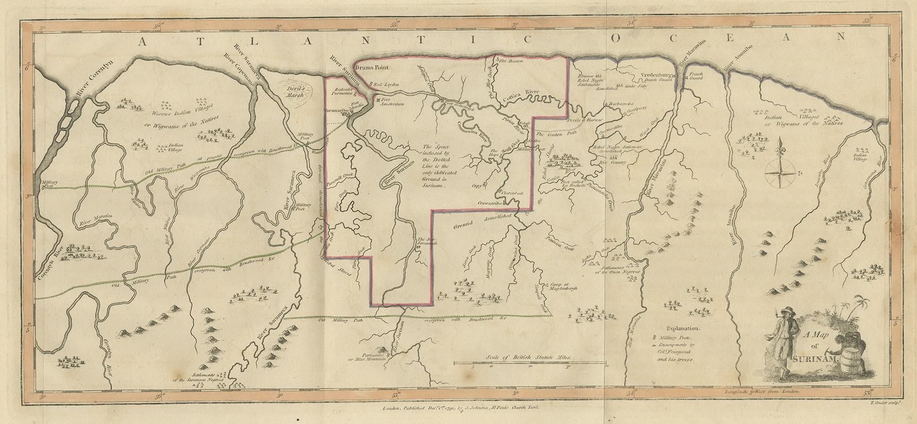 Carte ancienne intitulée 