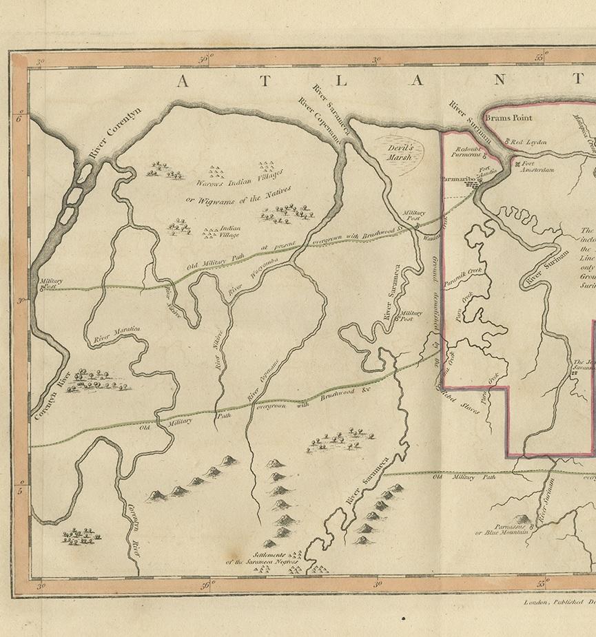 surinam map