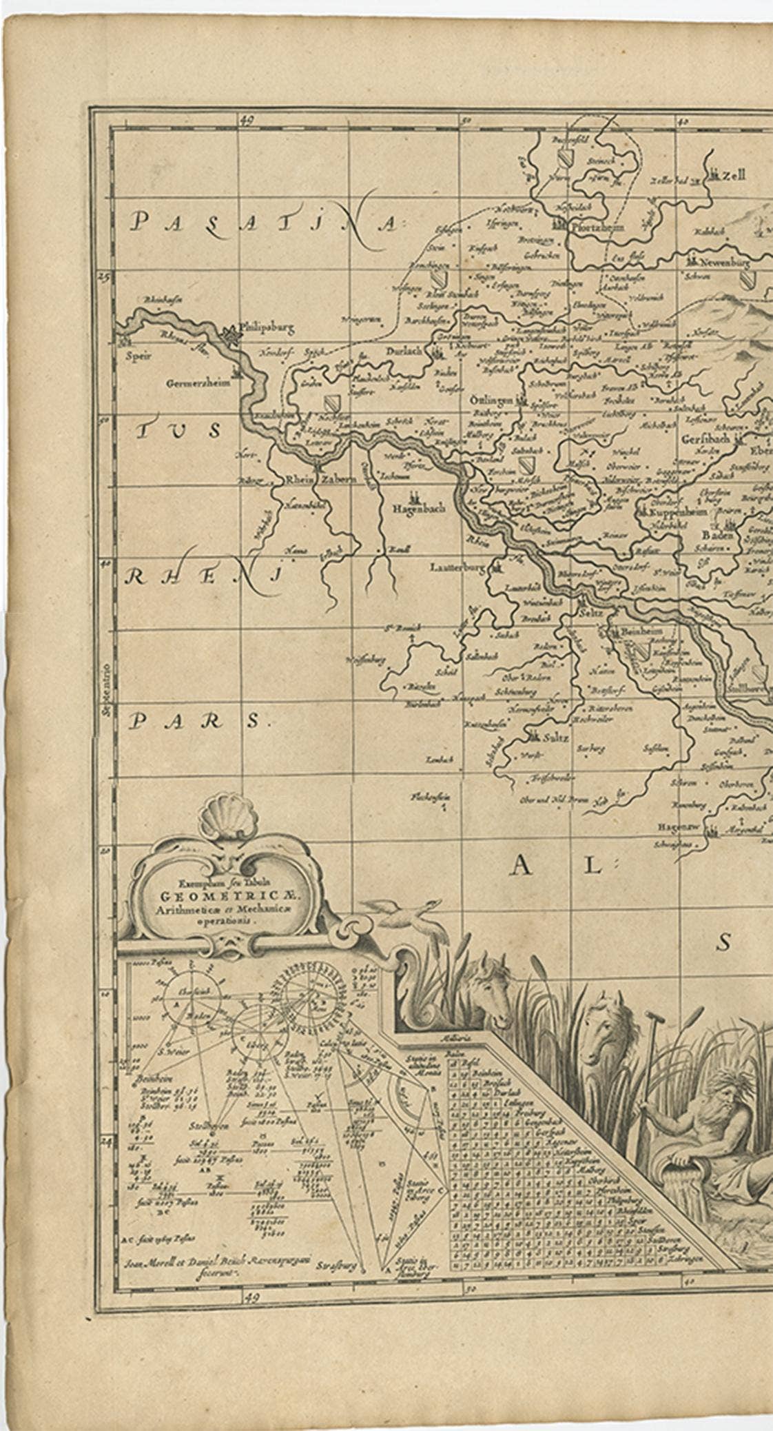 Antique Map of Switzerland by J. van Waesbergen, circa 1680