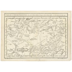 Antique Map of Tartary and Northeast Asia by Bellin, circa 1750
