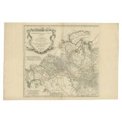 Antique Map of Tartary by D'Anville, 1753