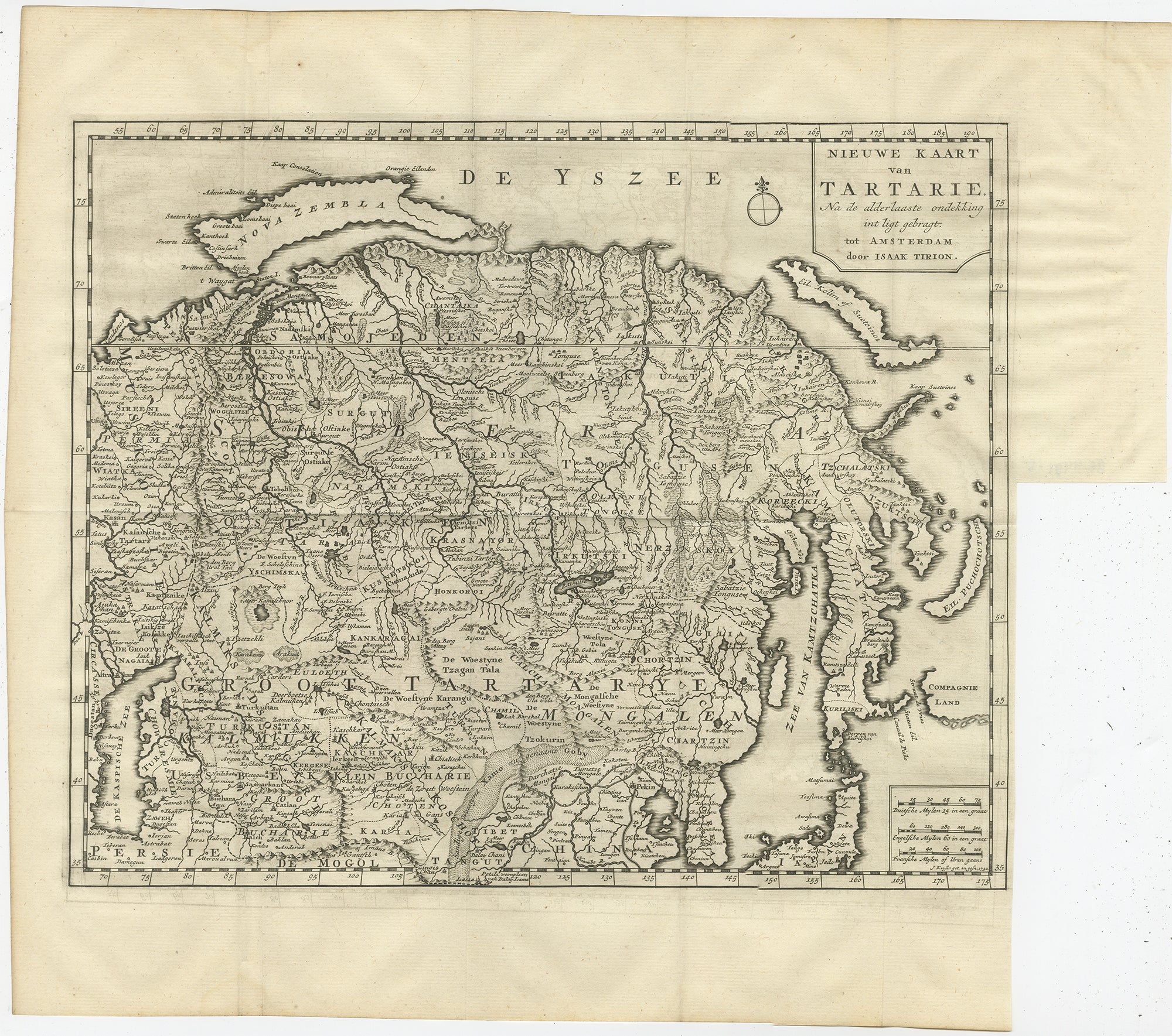 Antike Karte von Tartarien - 