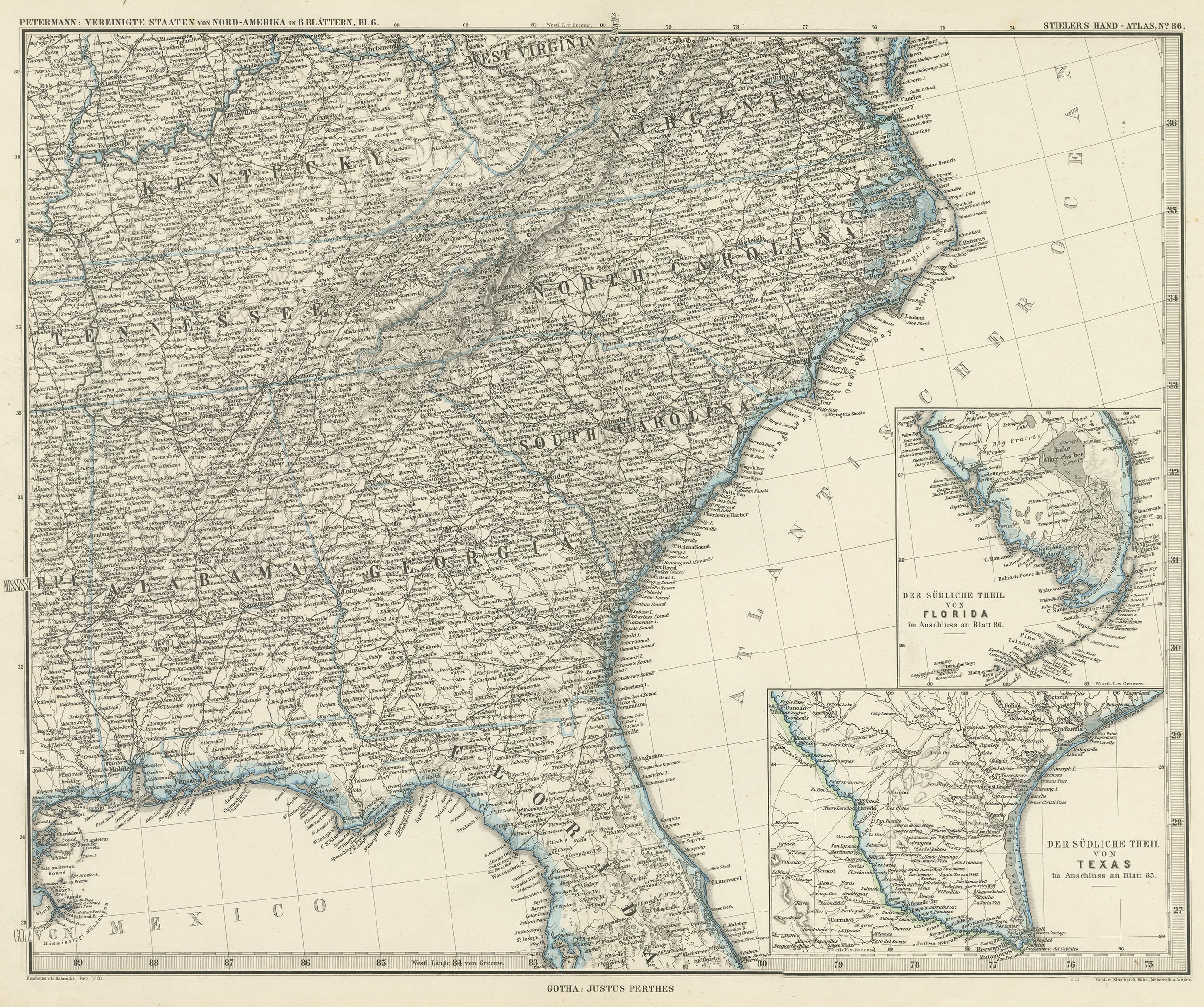 tennessee and georgia map