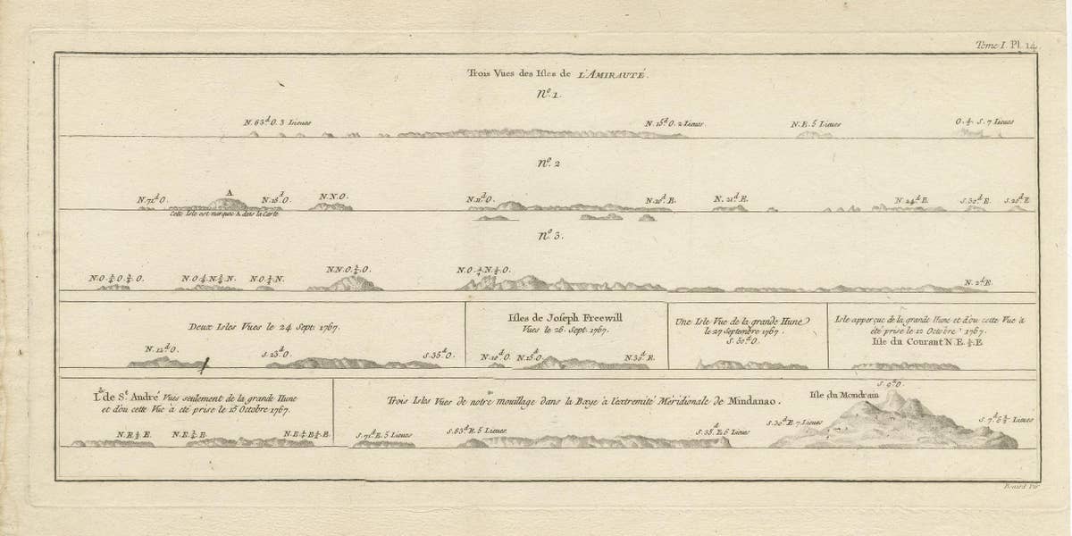 Antique Map of the Admiralty Islands, Bismarck Archipelago