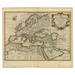 Antique Map of the Ancient World by Calmet, 1725