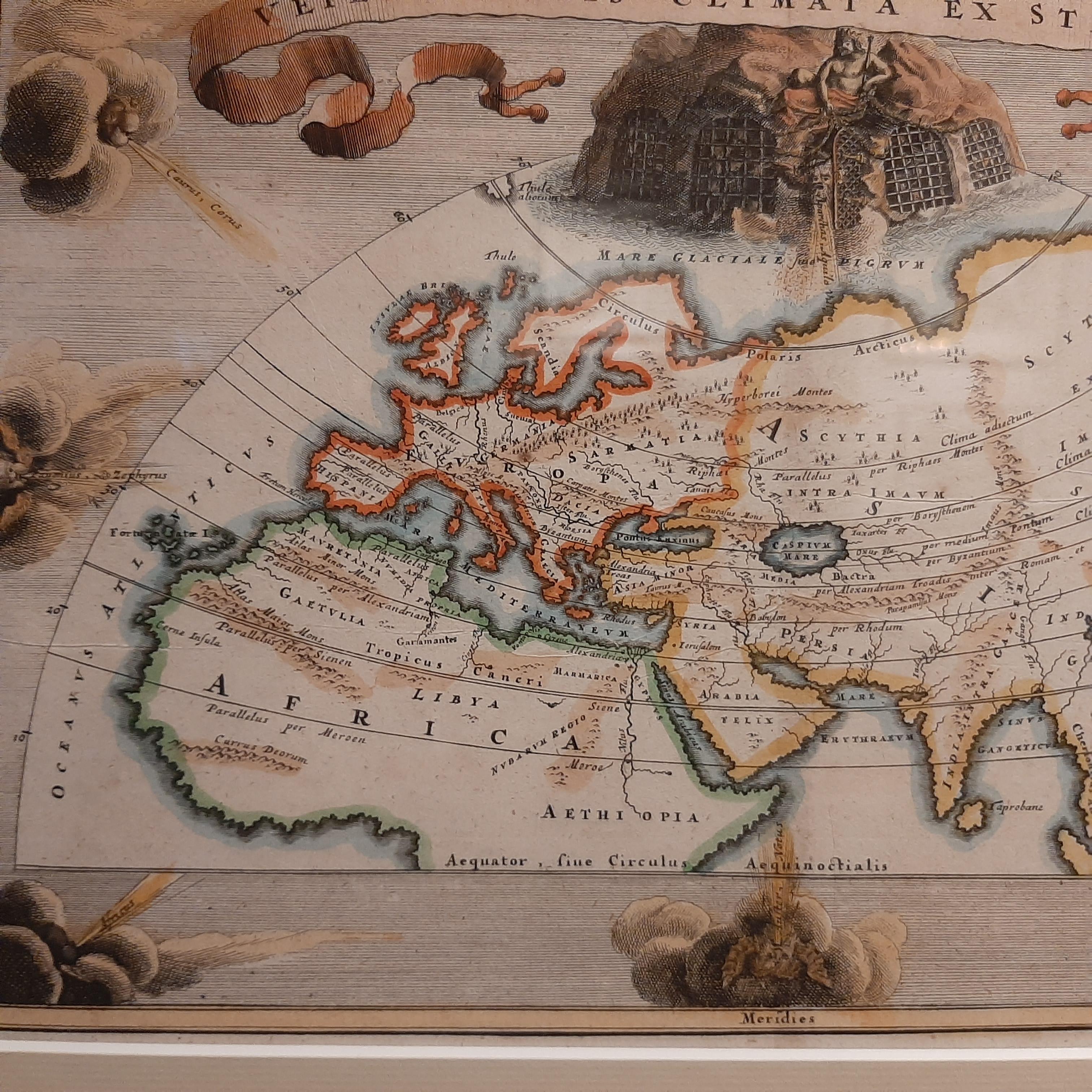 Antique Map of the Ancient World by Cellarius, 1703 at 1stDibs world map from the 1400s, world