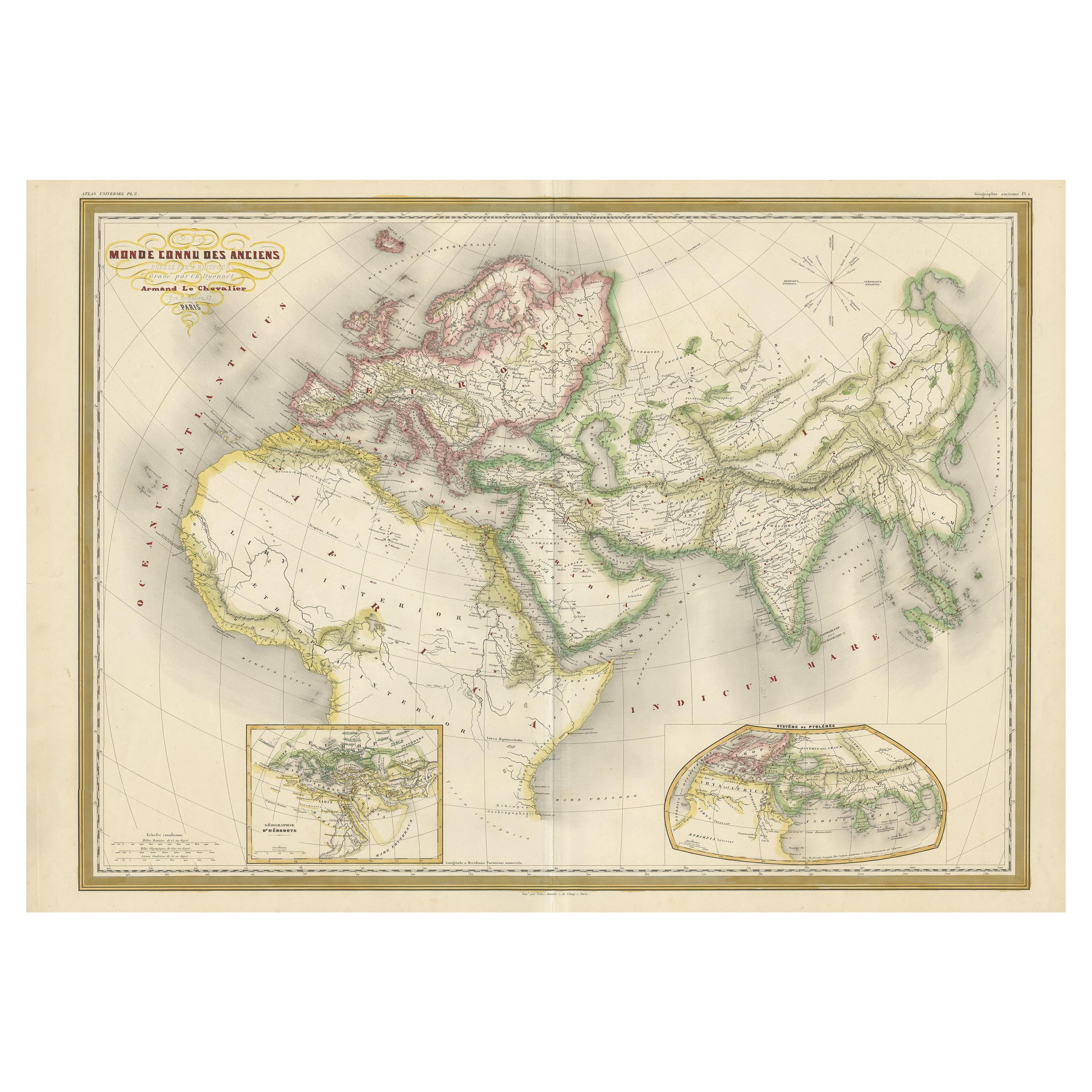 Antique Map of the Ancient World 'c.1860'