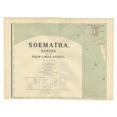 Antique Map of the Batu Islands by Dornseiffen, 1900