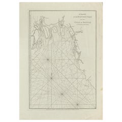 Antique Map of the Bay of Bengal Printed for Robert Sayer, 1787