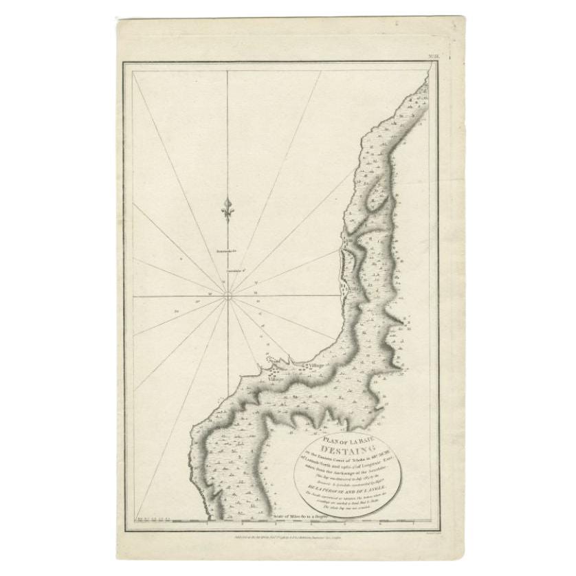 Antique Map of the Bay of Terney by La Pérouse, 1797 For Sale at 1stDibs