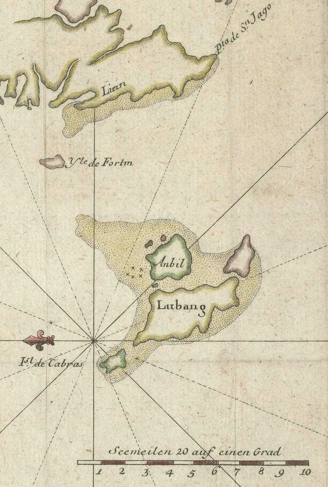 Antique Map of the Bay of Manila, Capital of the Philippines, 1763