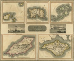 Antique Map of the British Islands by J. Thomson, 1817