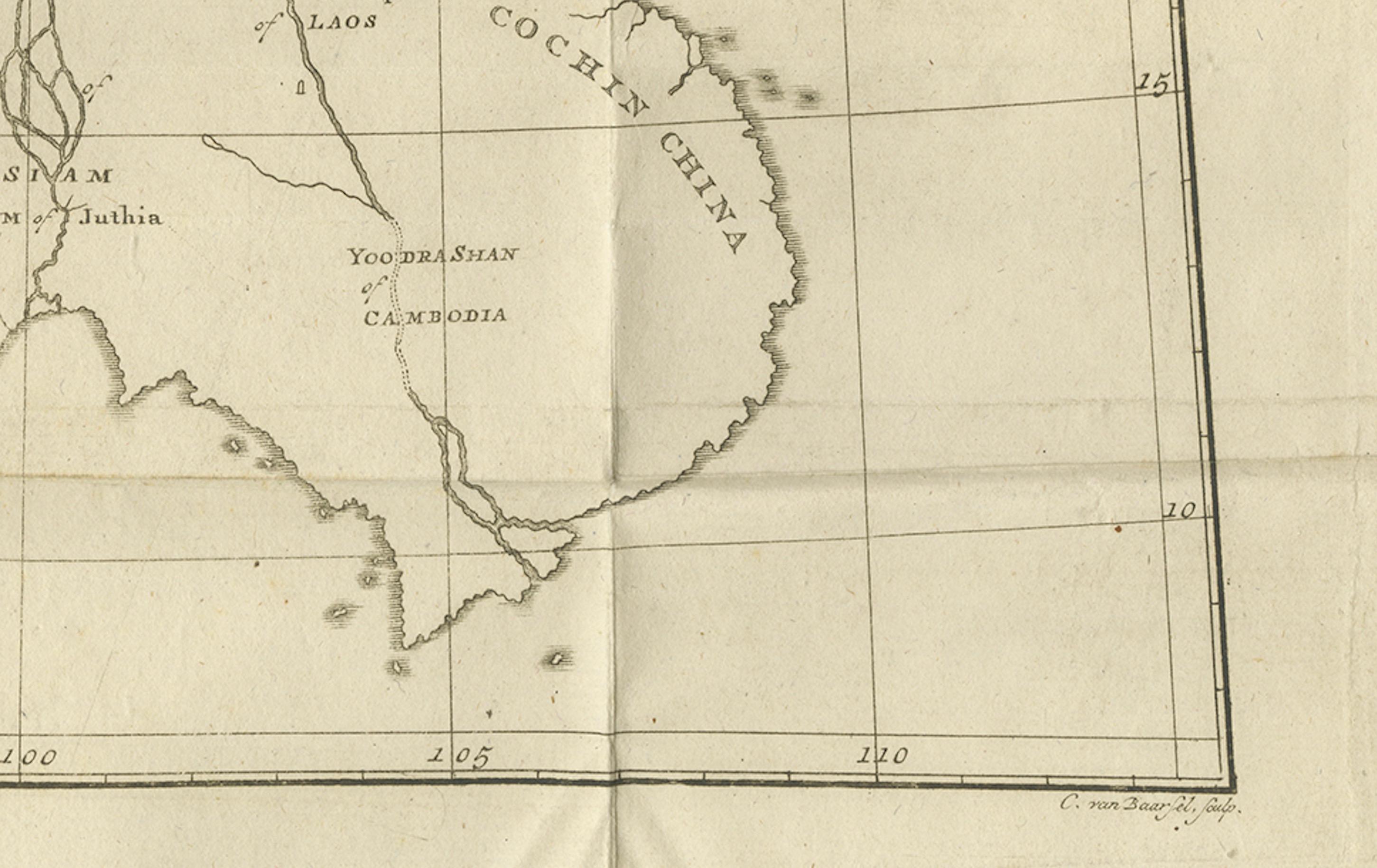 Mapa del Imperio birmano y de la Alta Indochina - Edición holandesa según Dalrymple, hacia 1800

Este mapa antiguo titulado 