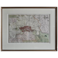 Antique Map of the City of London 'England, UK' by I. Tirion '1754'