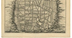 Antique Map of the City of Materan 'Indonesia' by P. van der Aa, circa 1725
