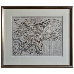 Antique Map of the City of Rome
Italy
by H. Chatelain, circa 1720 Antique Map of the City of Rome
Italy
by H. Chatelain, circa 1720