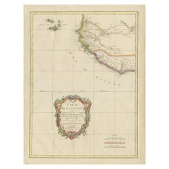 Mapa Antiguo de la Costa de Guinea y las Islas de Cabo Verde