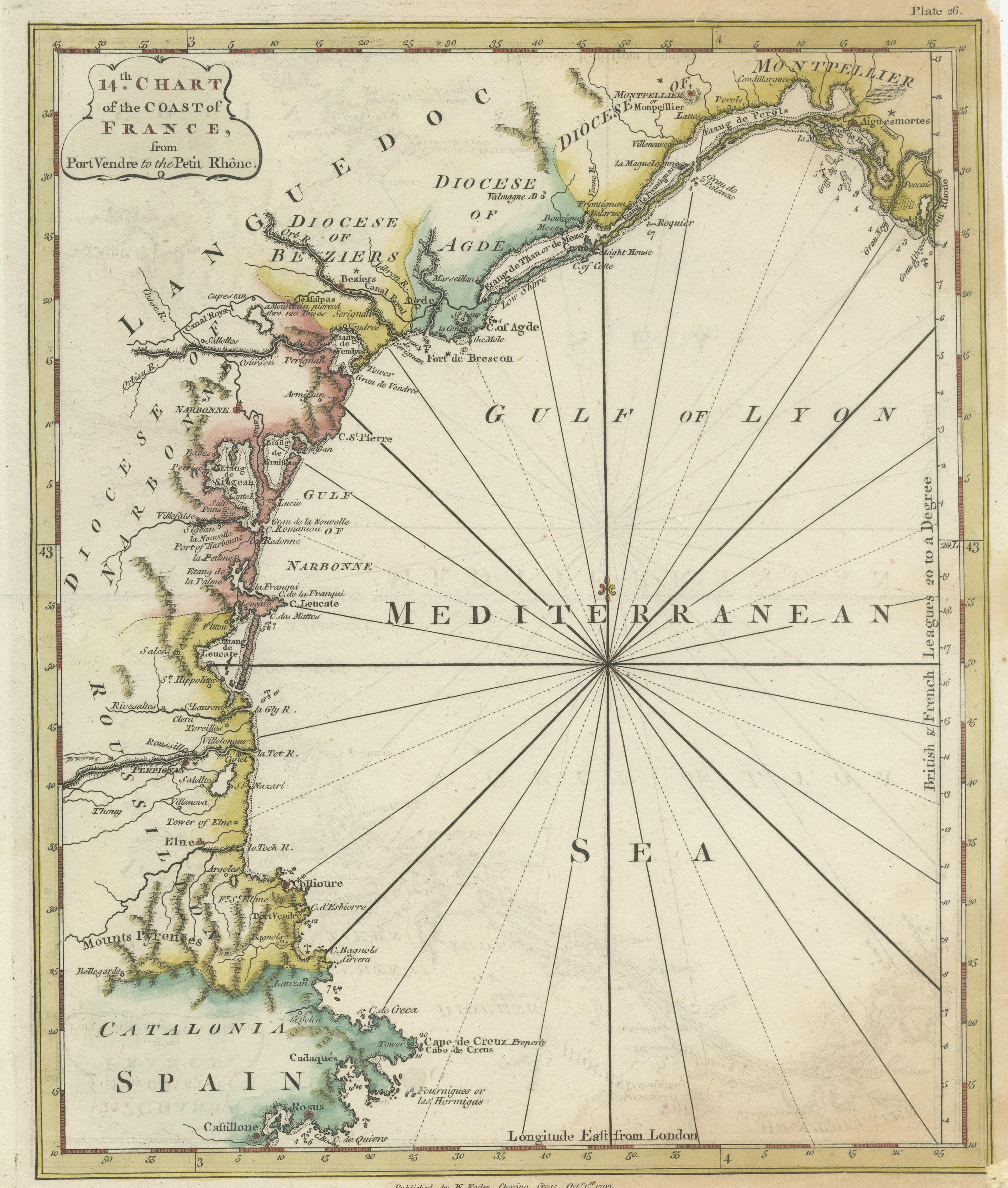 map southern france