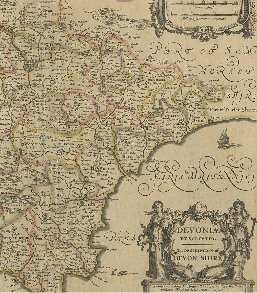 devonshire map england