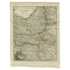 Antique Map of the Duchy of Gelderland by Keizer & De Lat, 1788