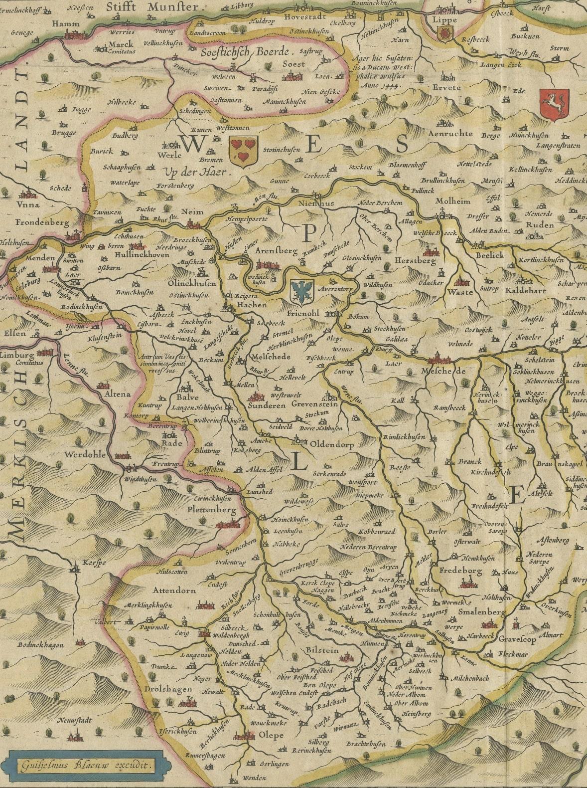 westfalia map
