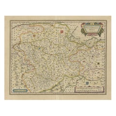 Carte ancienne du Duchy de l'Ouest de l'Allemagne