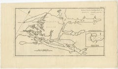 Antique Map of the Dusky Bay or Dusky Sound of New Zealand by Captain Cook, 1803