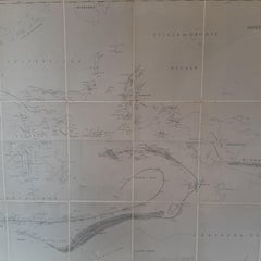 Large Antique Map of the East Indies by Brouwer, 1917