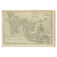 Antique Map of the East Indies by Guthrie, 1787