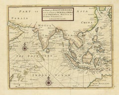 Antique Map of the East Indies by Moll '1745'
