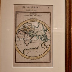 Antique Map of the Eastern Hemisphere in Frame, 'circa 1683'