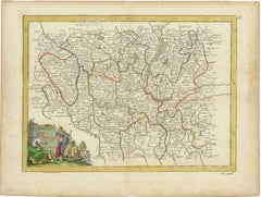 Antique Map of the Electorate of Brandenburg by Georges-Louis Le Rouge, 1768