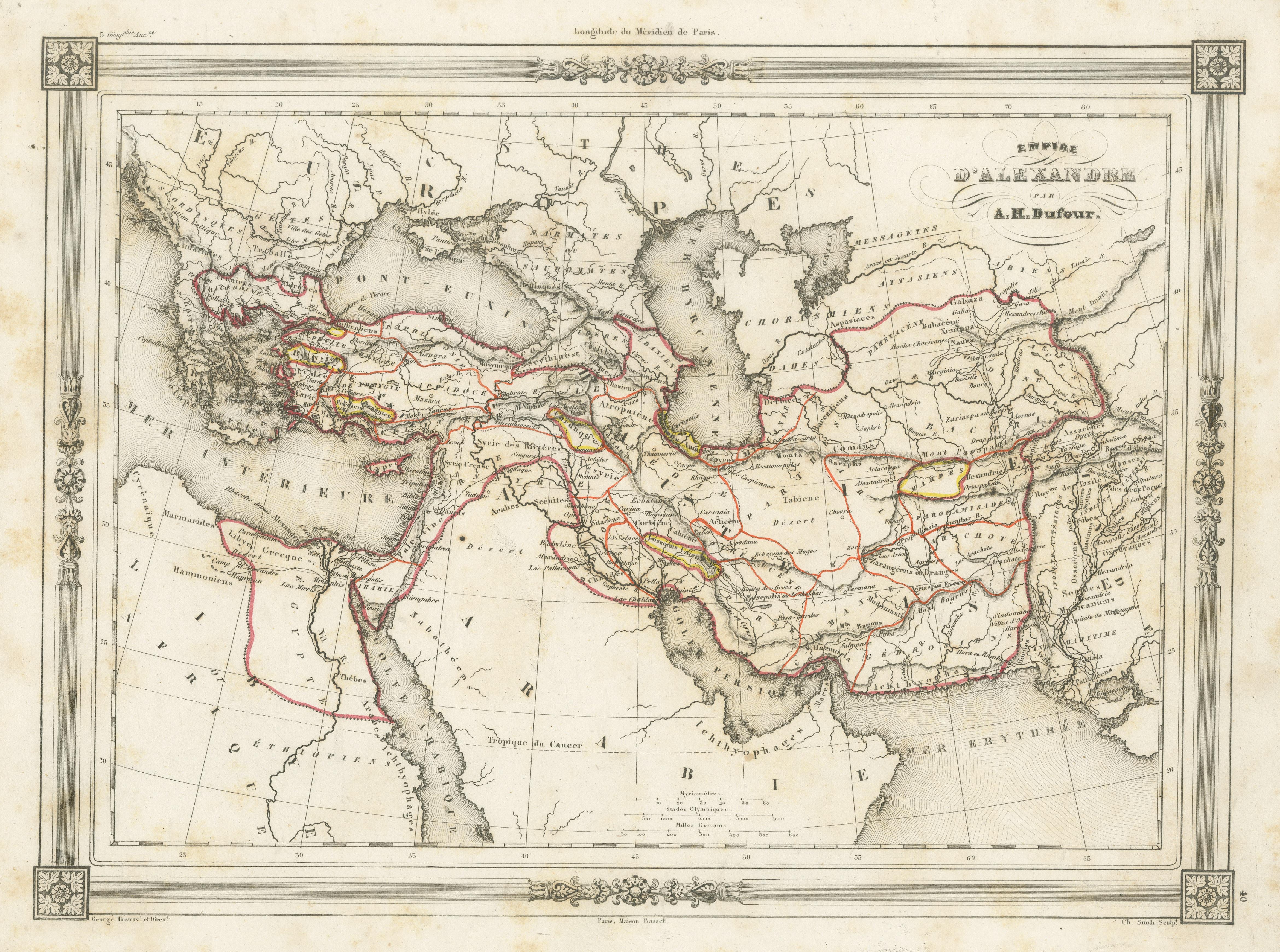 impero di alessandro magno cartina